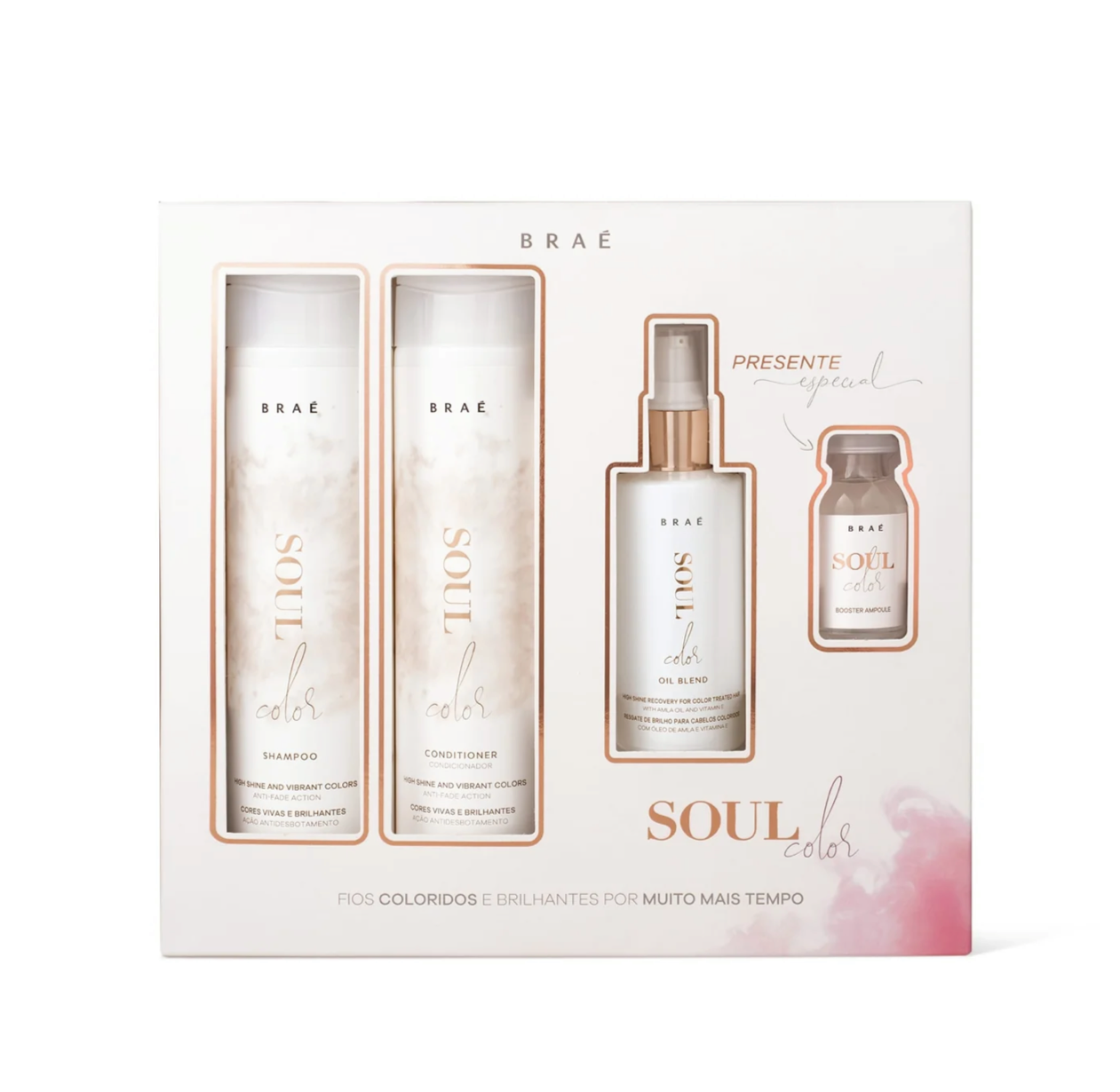 Braé Soul Color 4-in-1 Kit for Radiant Hair Care