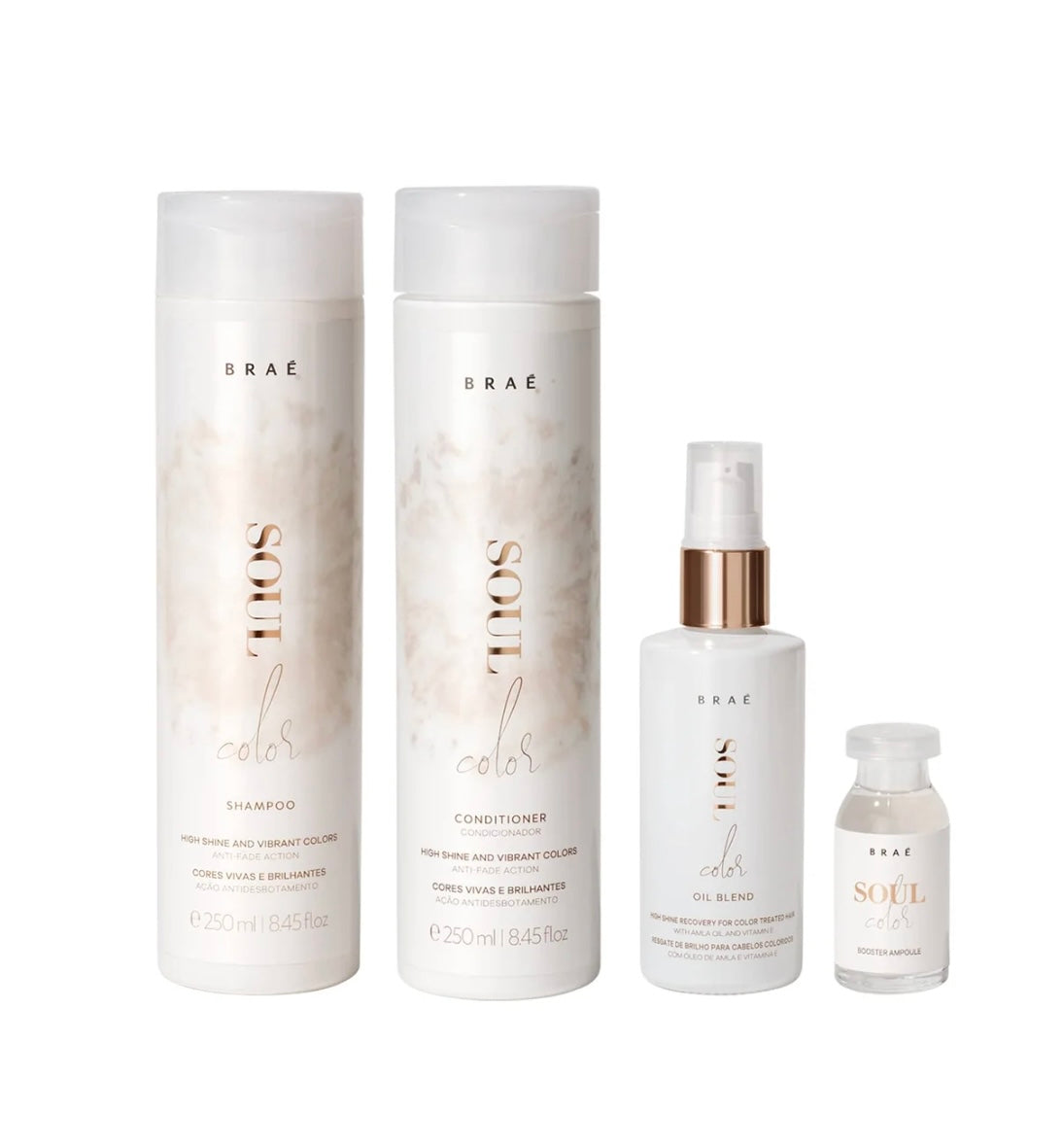 Braé Soul Color 4-in-1 Kit for Radiant Hair Care