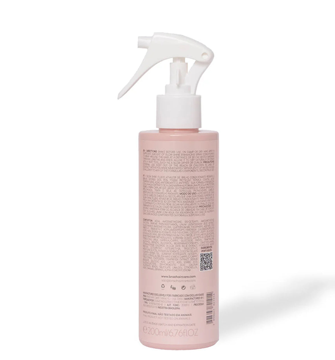 Brae - Glow Shine Leave-in 200ml | Radiant, Anti-Frizz, & Heat Protect
