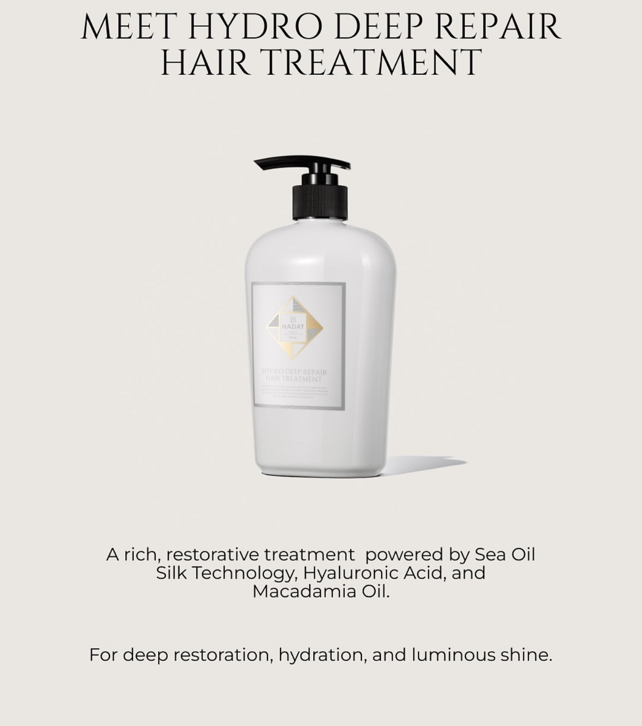HYDRO DEEP REPAIR HAIR 500 ml