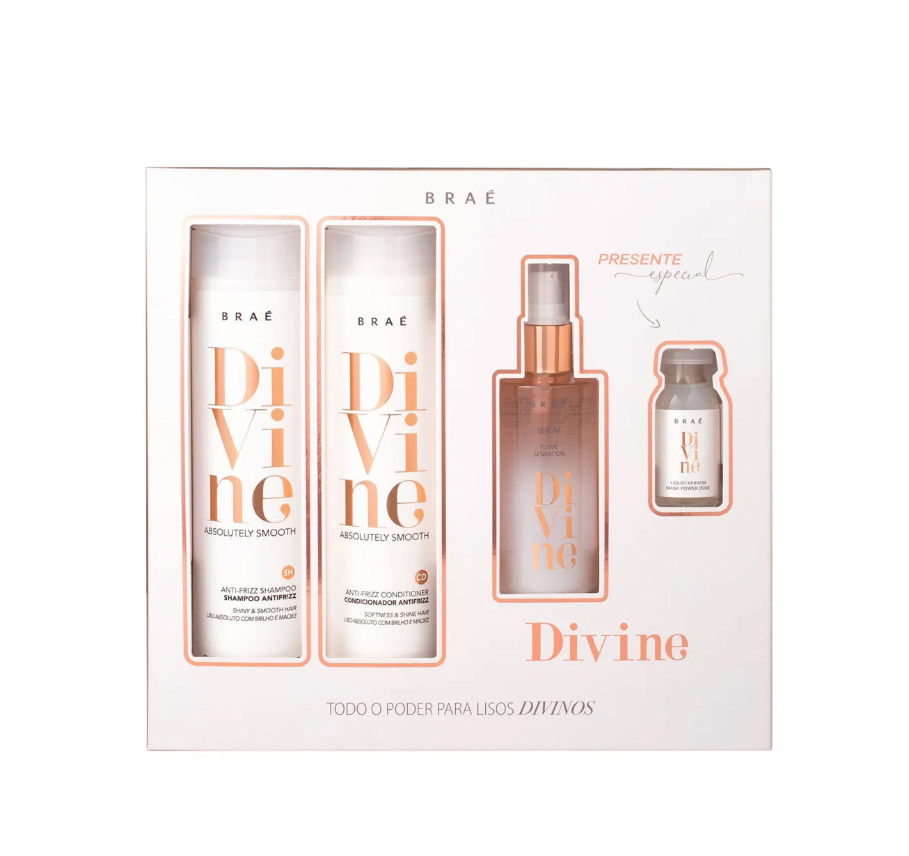 Braé Kit Divine 4-in-1: Anti-Frizz, Nourishing Haircare