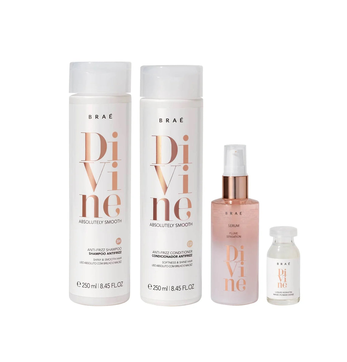 Braé Kit Divine 4-in-1: Anti-Frizz, Nourishing Haircare