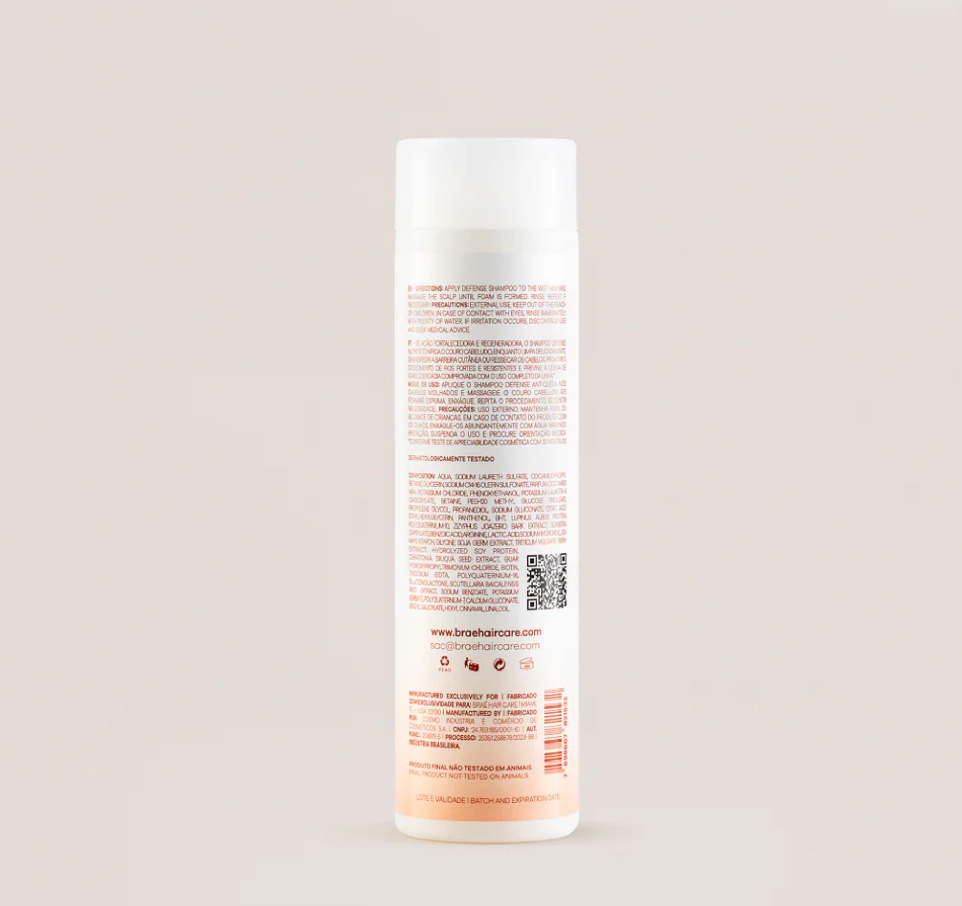 BRAÉ Defense Shampoo 250ml